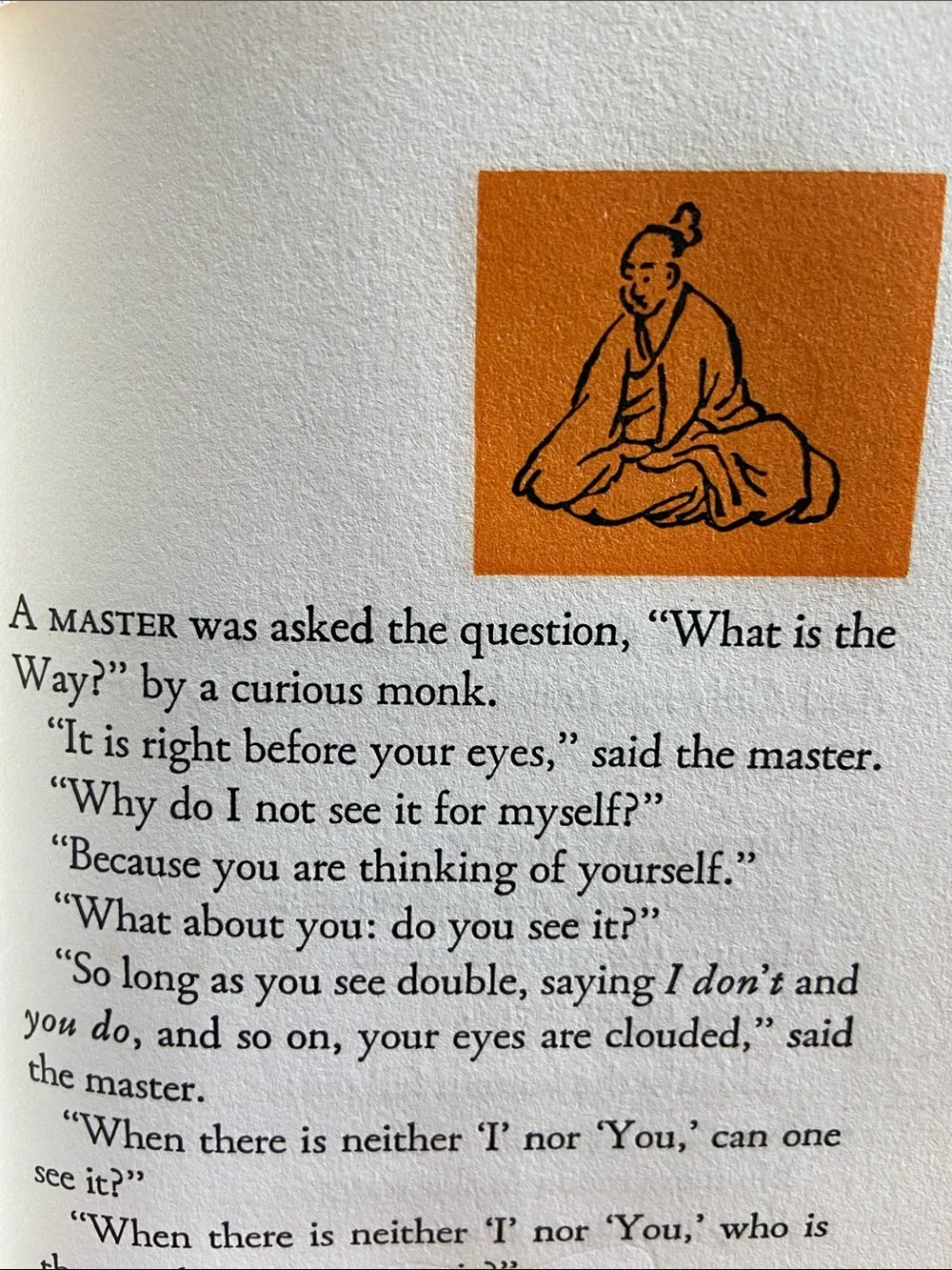 Vintage 1st edition 50s 1950s Zen Buddhism Orange Floral Buddhist stories book - Picture 10 of 11